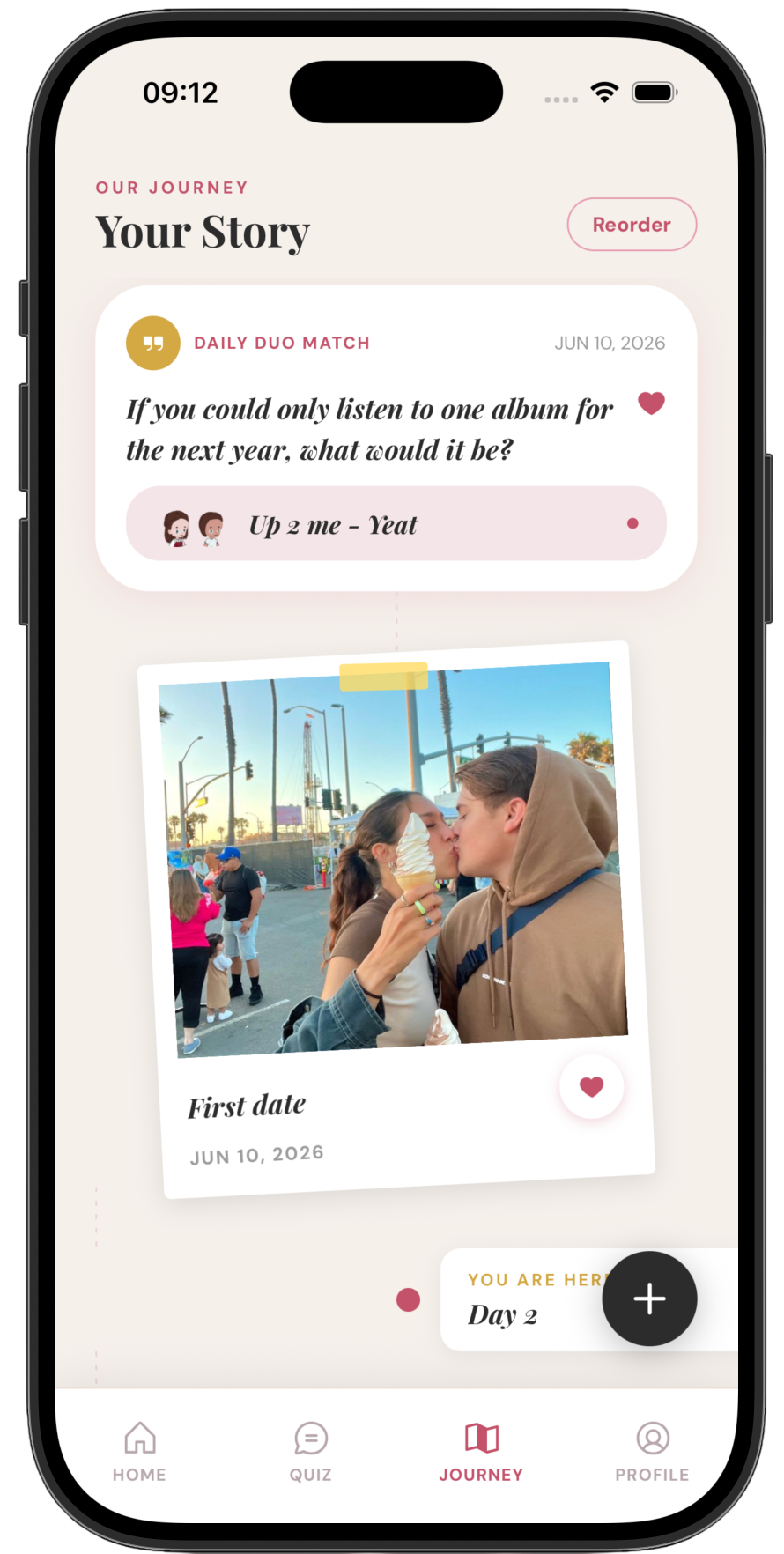 Dearly app — your shared Journey with daily duo matches and photo memories